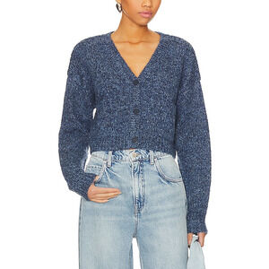 525 'Sydney' Blue Cardigan Size M